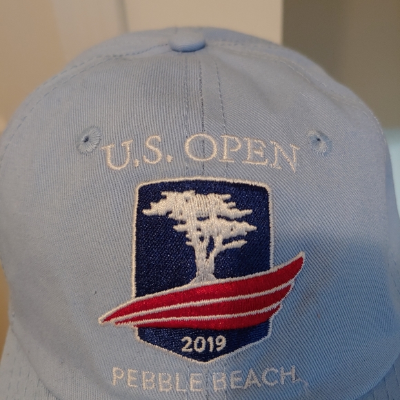 Pebble Beach 2019 US Open Golf Light Blue Hat - Picture 2 of 7